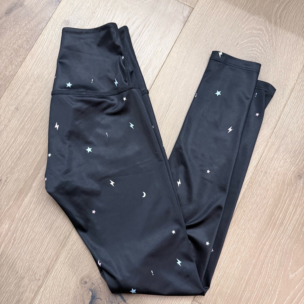 Beyond Yoga X Amanda Kloots High Waisted Star Moon Leggings Size XS